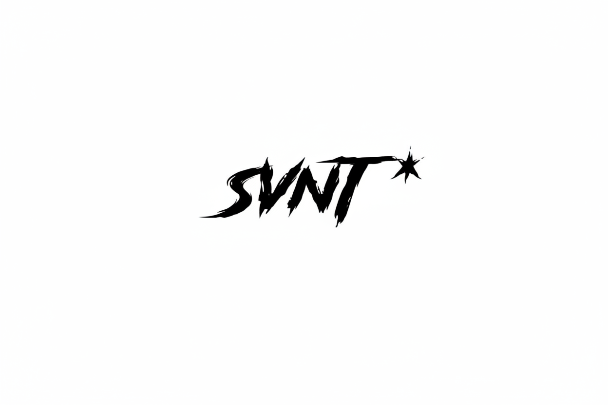 Hero image with black svnt* text